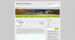 Desktop Screenshot of montesdebaixo.com